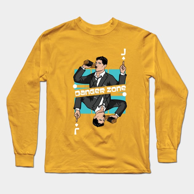 Jack DangerZone! Long Sleeve T-Shirt by JBrandtDesign